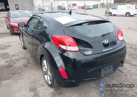 2017 Hyundai Veloster Value Edition from USA, damaged, VIN KMHTC6ADXHU317194